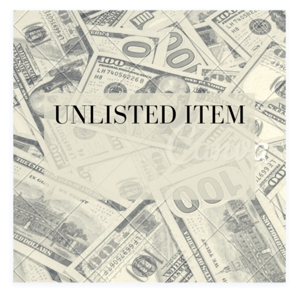 Unlisted Items